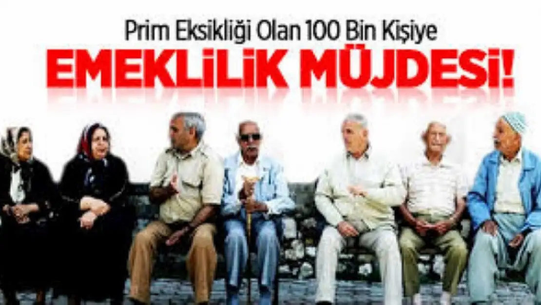 100 bin kişiye erken emeklilik