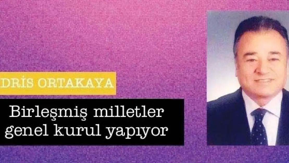 Birleşmiş milletler genel kurul yapıyor