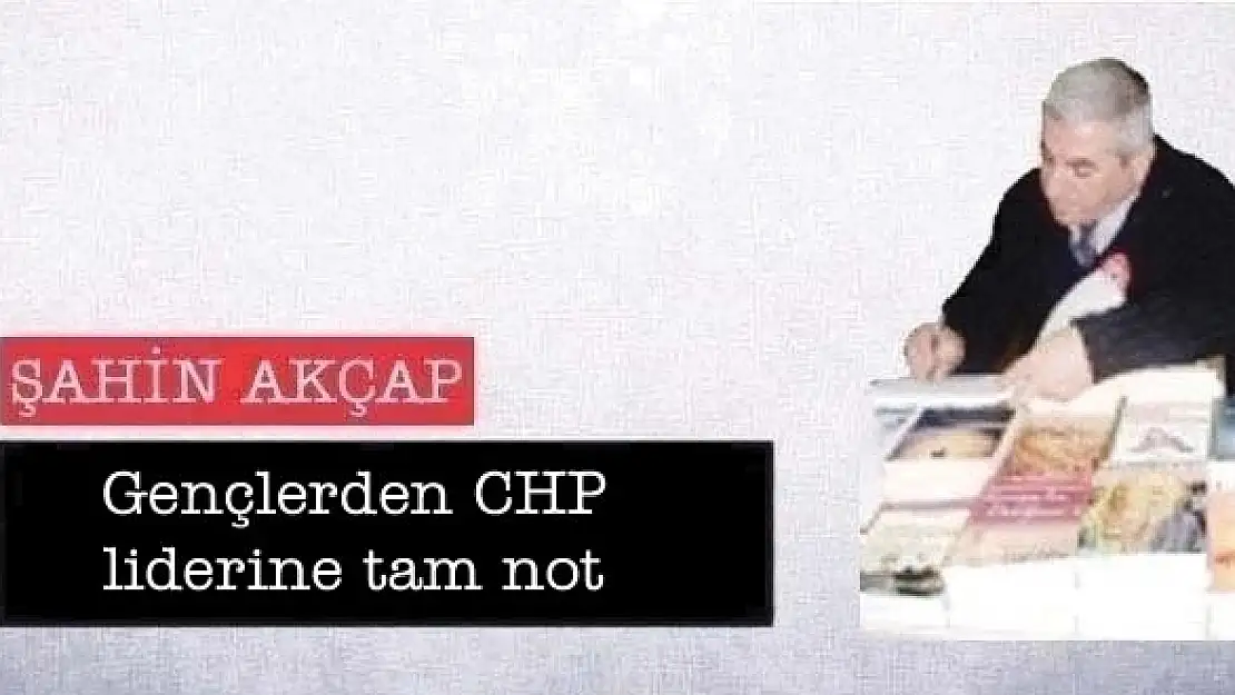 Gençlerden CHP liderine tam not