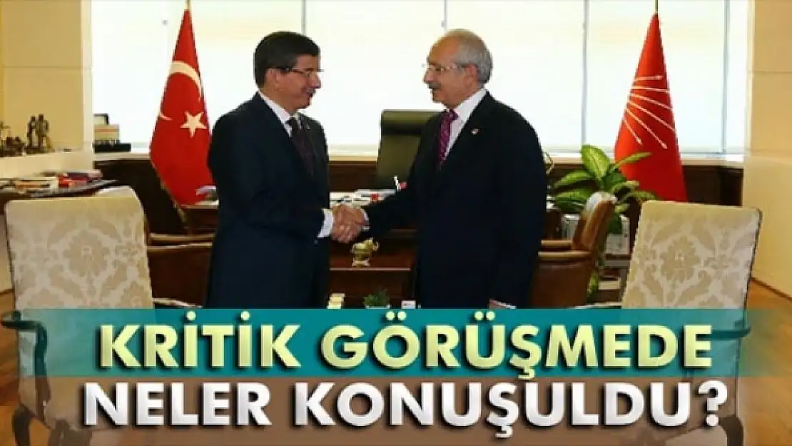 Kritik görüşme sonrası açıklama!