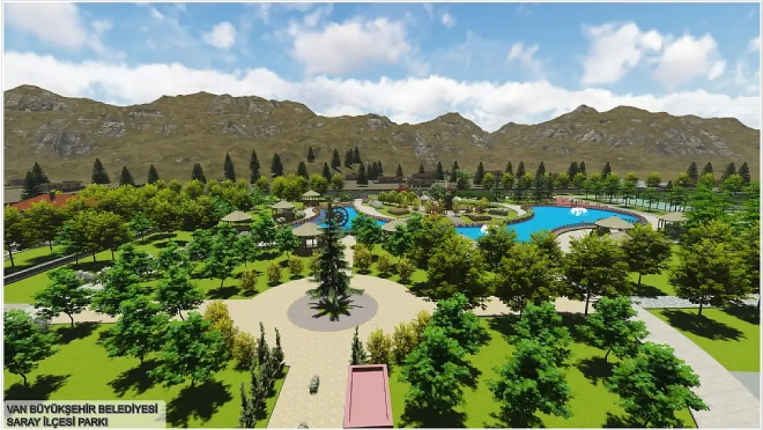 Büyükşehir Belediyesinden Saray İlçesine Park