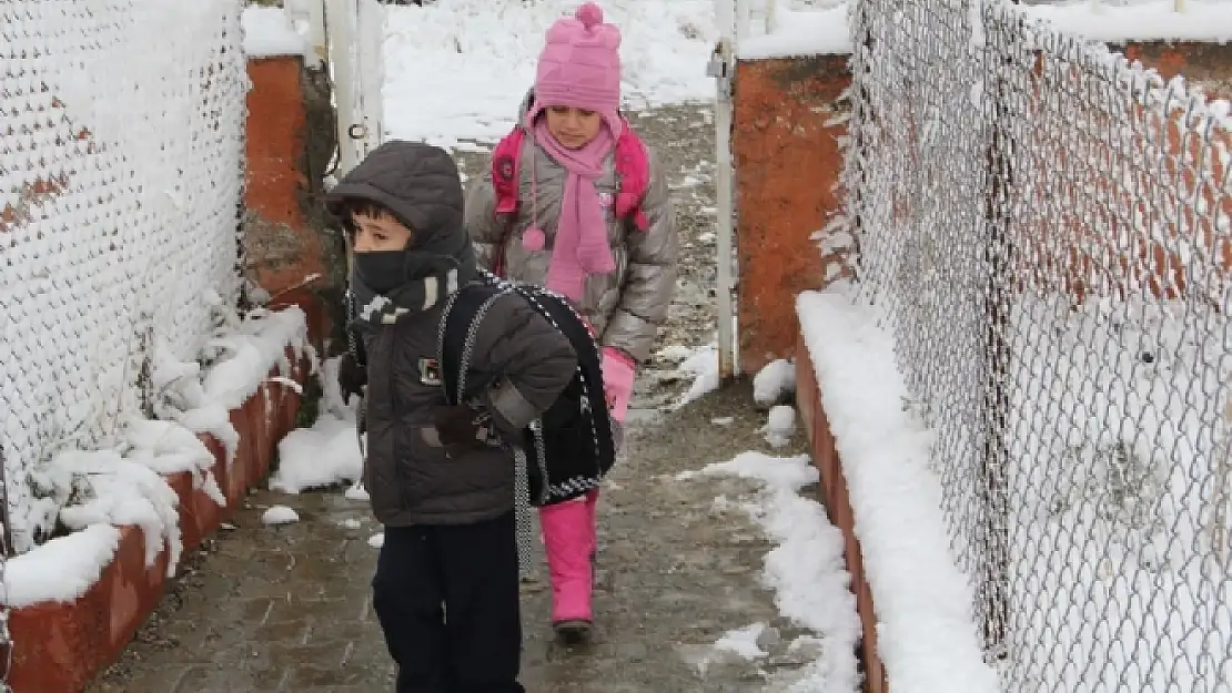 Başkale'de Kar Hayatı Olumsuz Etkiledi