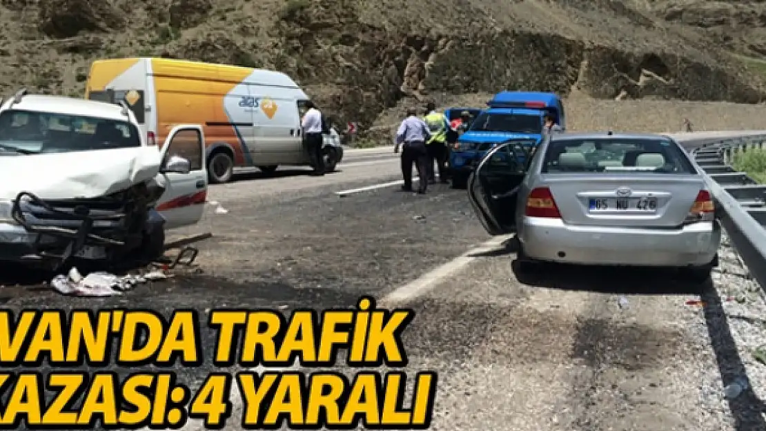 Vanda Trafik Kazası: 4 Yaralı