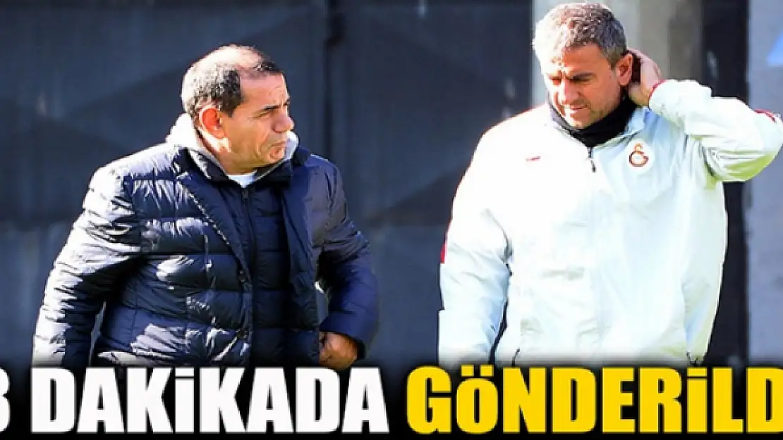 Hamza Hamzaoğlu 8 dakikada gönderildi