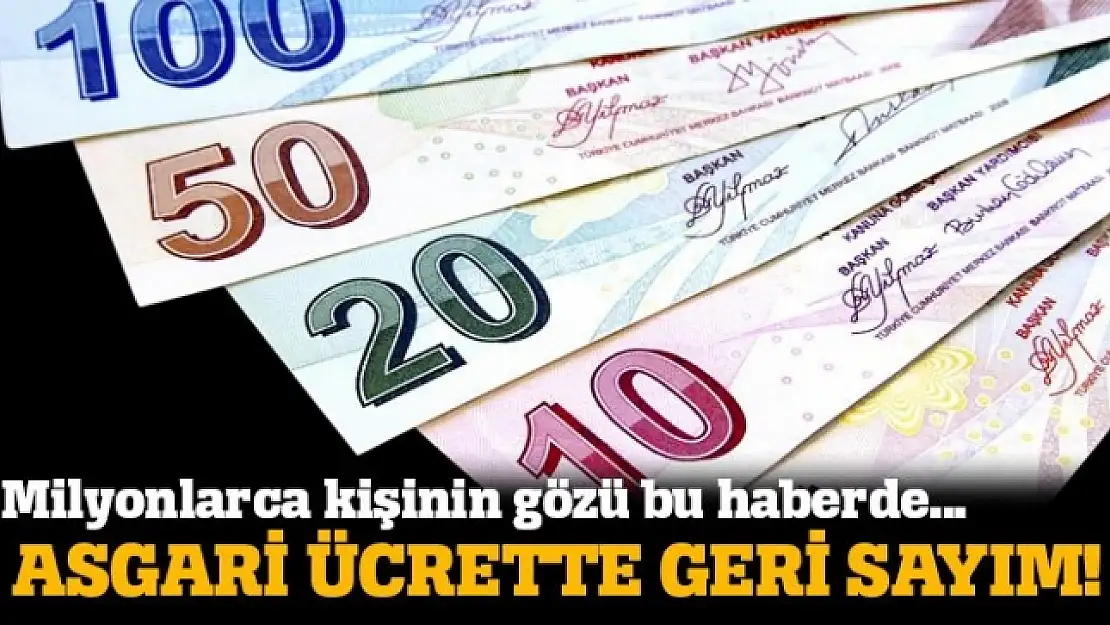 2016 Asgari ücret zammı için geri sayım başladı