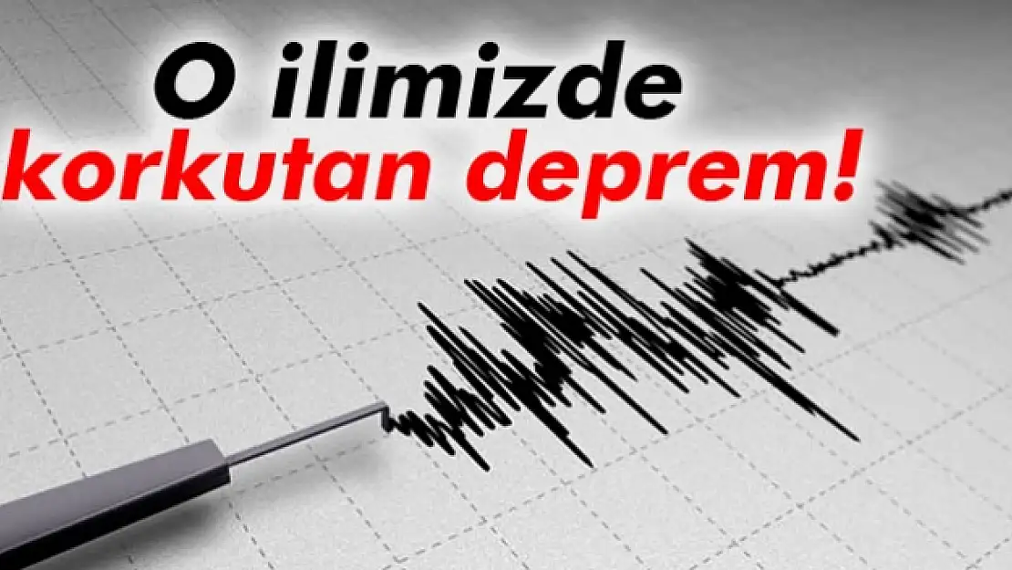 Bursa'da korkutan deprem