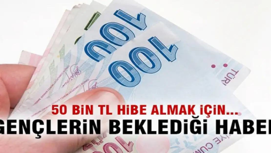 Genç girişimcilere 50 bin TL hibe için hazırlıklar tamam