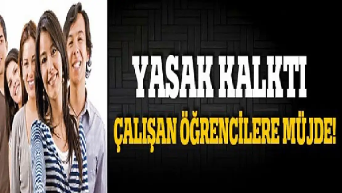 Çalışan öğrenci burs ve kredi alabilecek