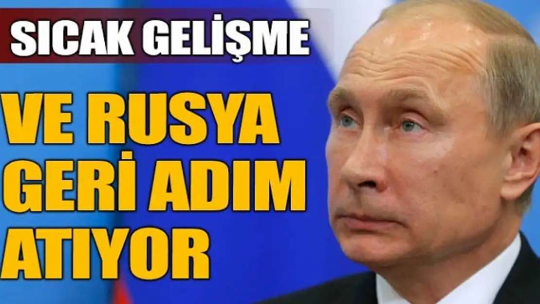 Rusya geri adım atıyor