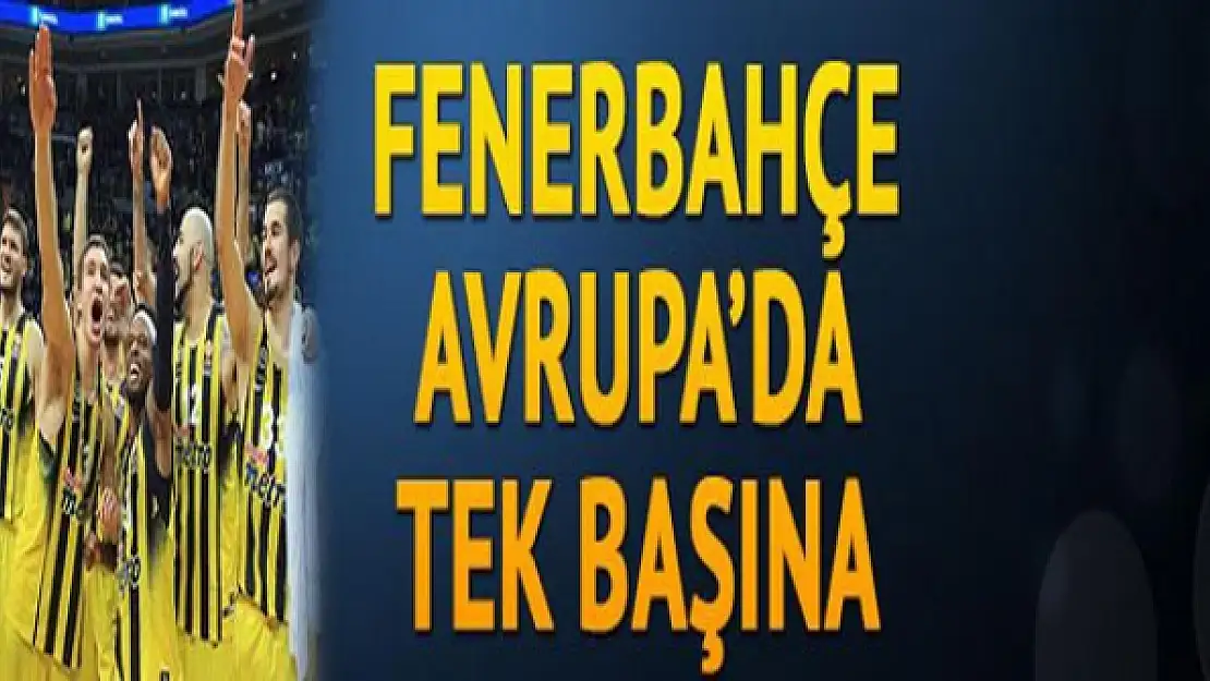 Fenerbahçe Avrupa'da tek başına!