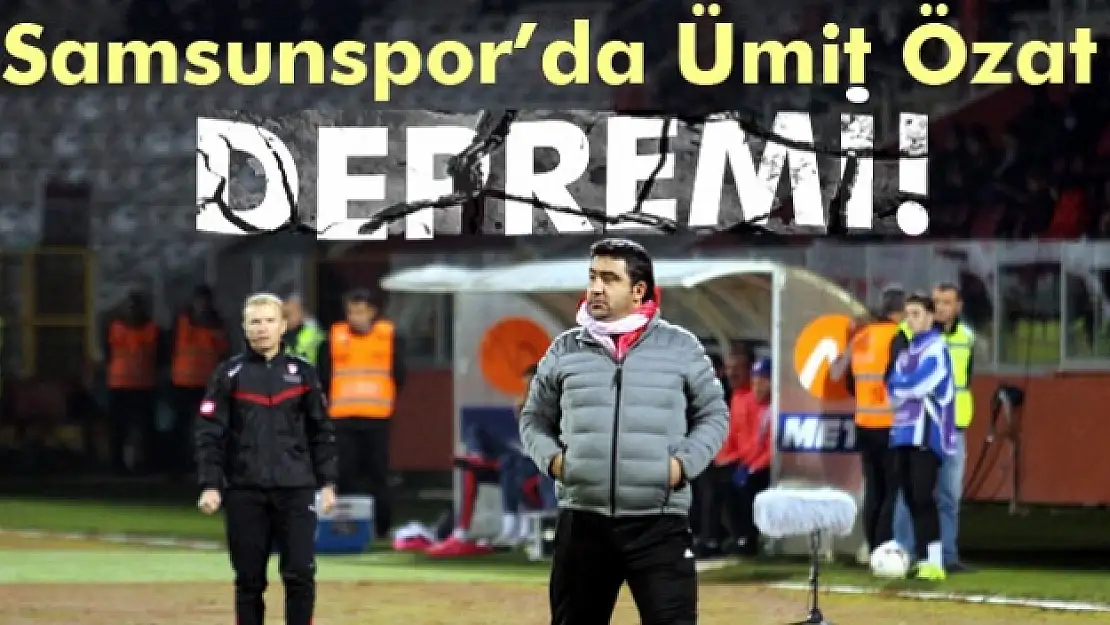 Samsunspor'da Ümit Özat istifa etti