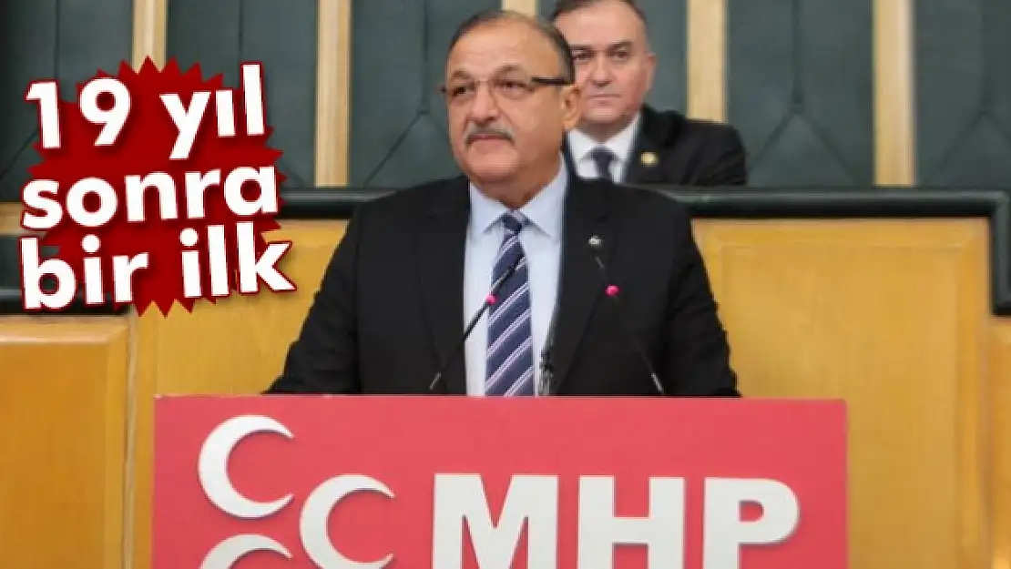 MHPde 19 yıl sonra bir ilk