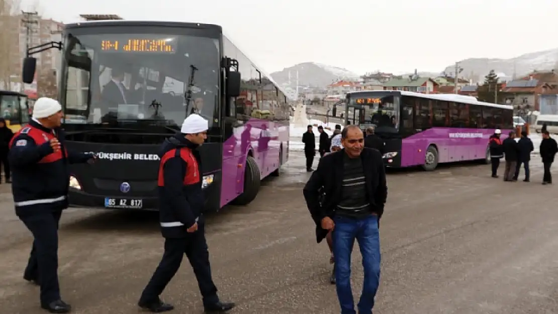 BELEDİYE OTOBÜSLERİ SINIRA ULAŞTI