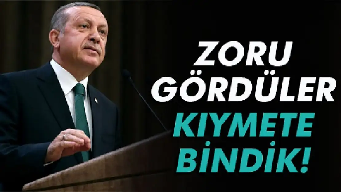 Zoru gördüler, kıymete bindik!