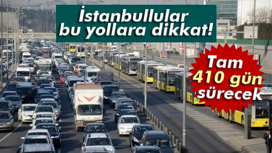 Metro çalışmaları sebebiyle o bölge trafiğe kapatılacak