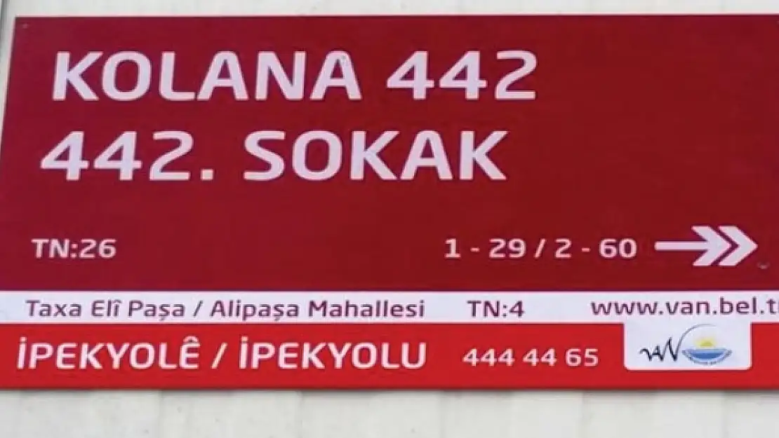 Vanlılardan sokak isimlerinin değiştirilmesine tepki 