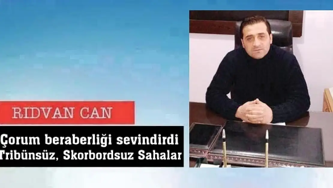 Çorum beraberliği sevindirdi