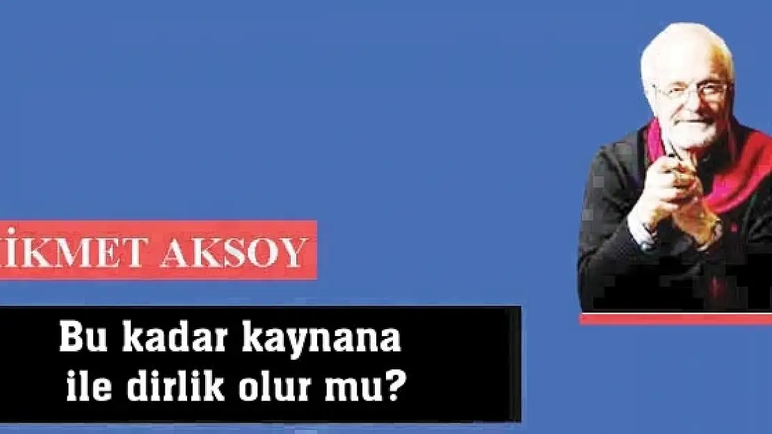 Bu kadar kaynana ile dirlik olur mu? 