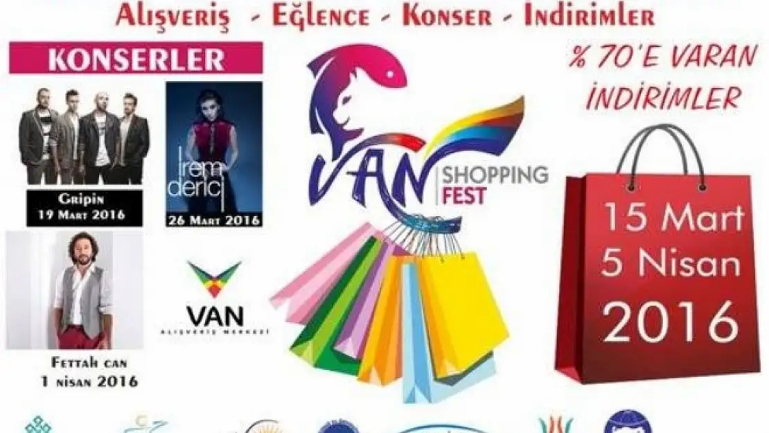  Van Shoppıng Fest' konserleri ertelendi