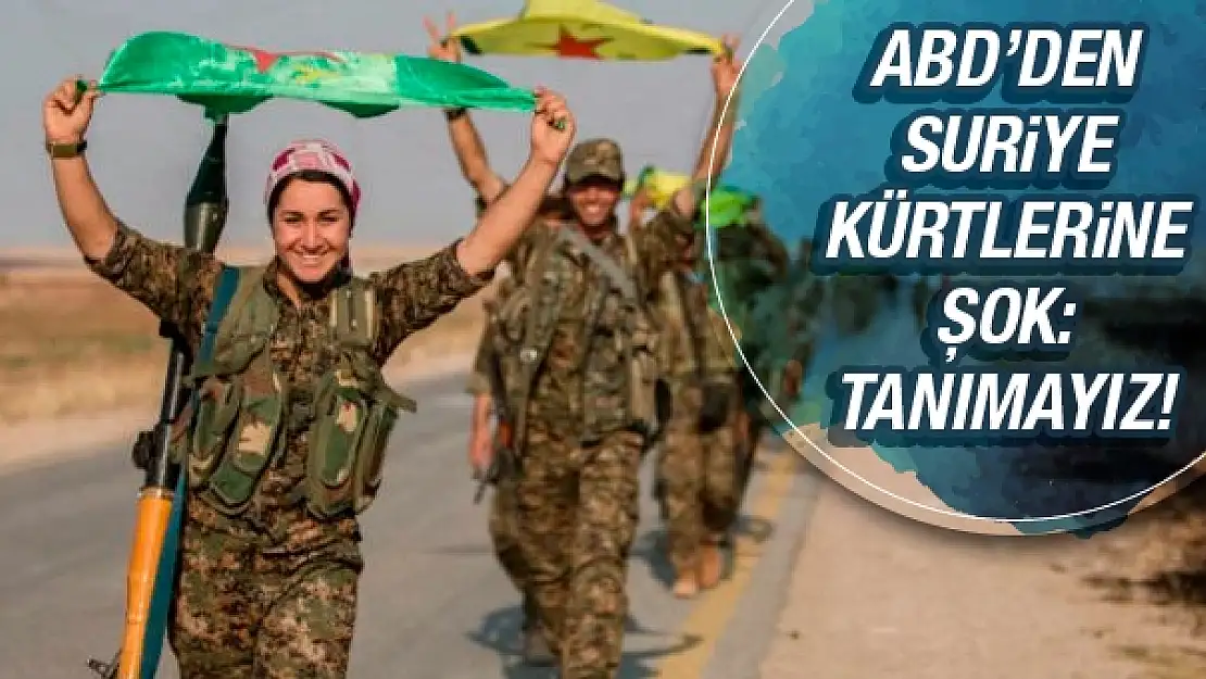 ABD'den Suriye Kürtlerine soğuk duş!