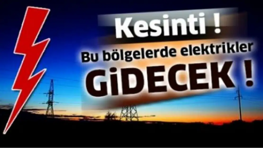 Vanda elektrik kesintisi yapılacak