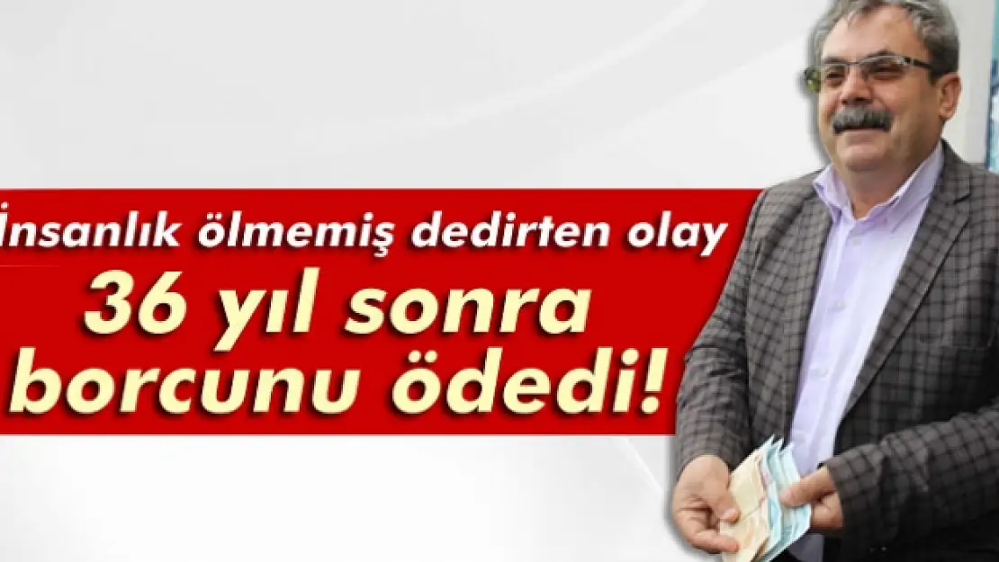 İnsanlık ölmemiş dedirten olay