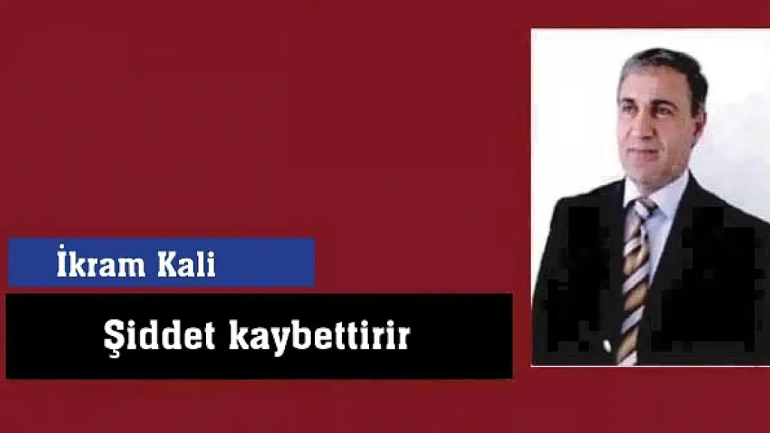 Şiddet kaybettirir