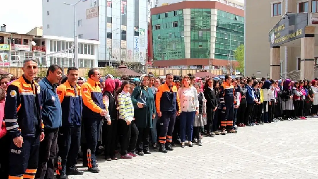 AFADın Afete Hazır Okul Projesi Devam Ediyor