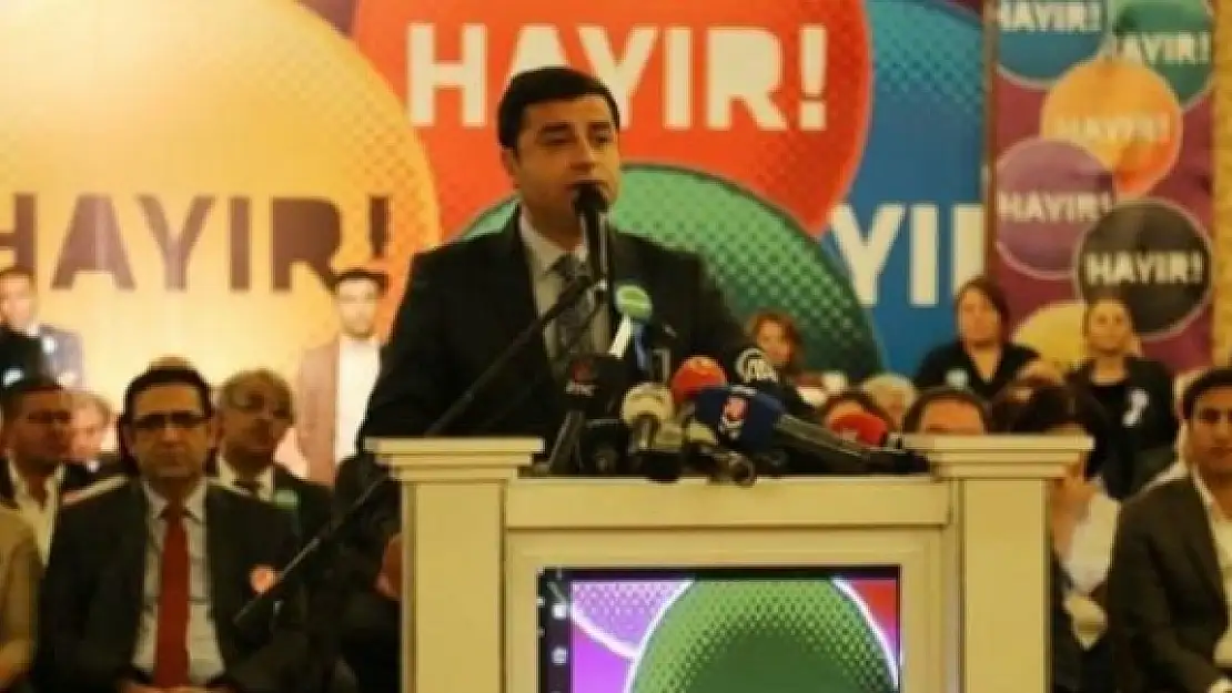 Selahattin Demirtaştan erken seçim açıklaması