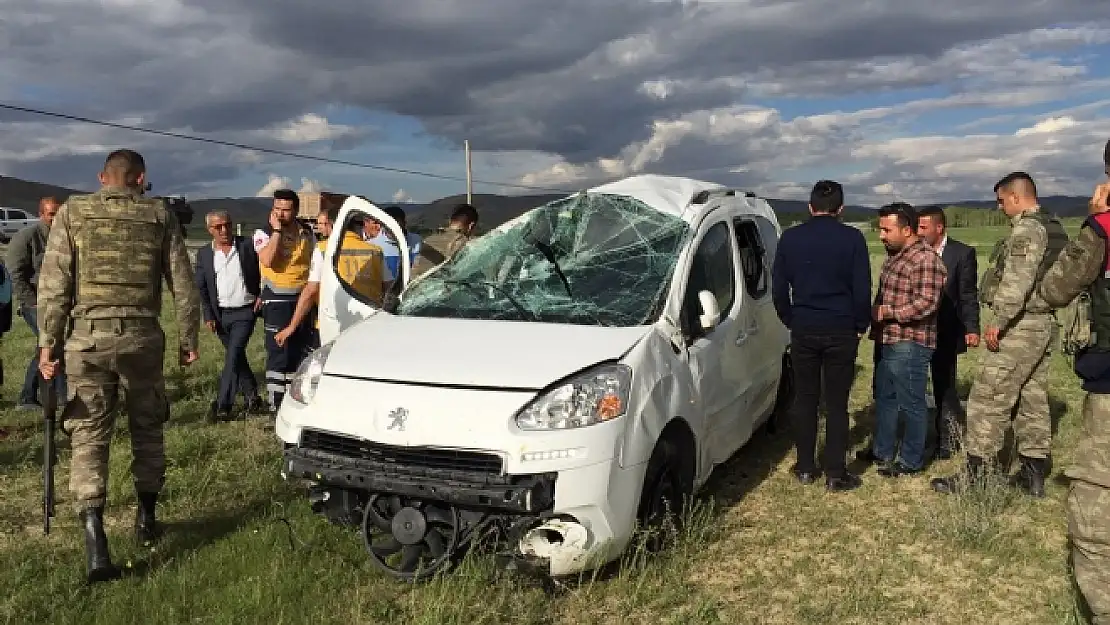 Vanda Trafik Kazası: 1 Yaralı