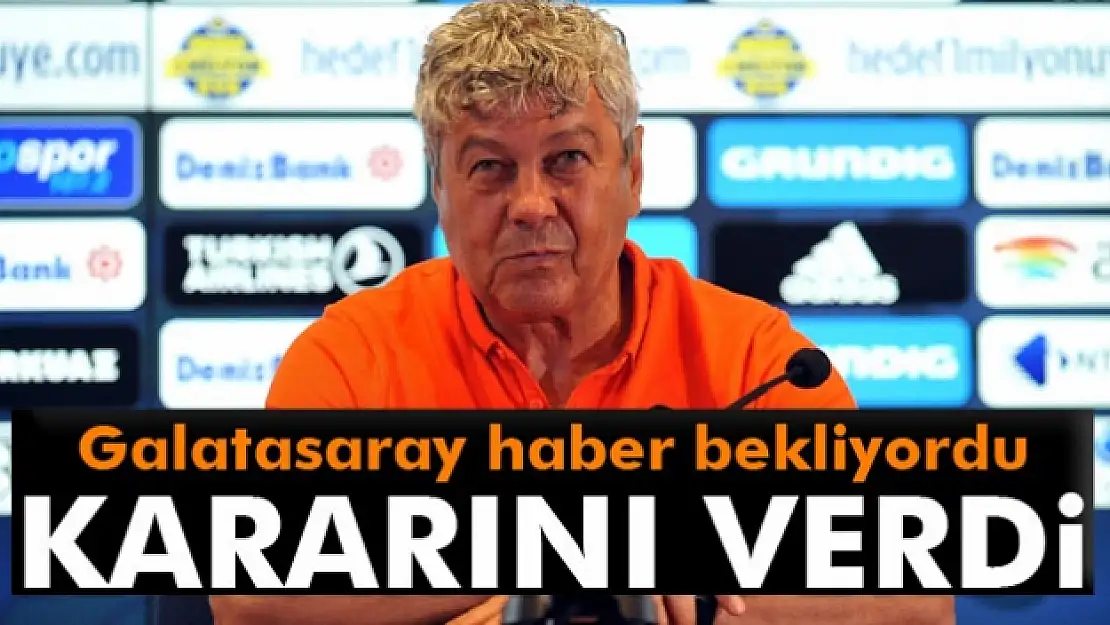 Lucescu kararını verdi