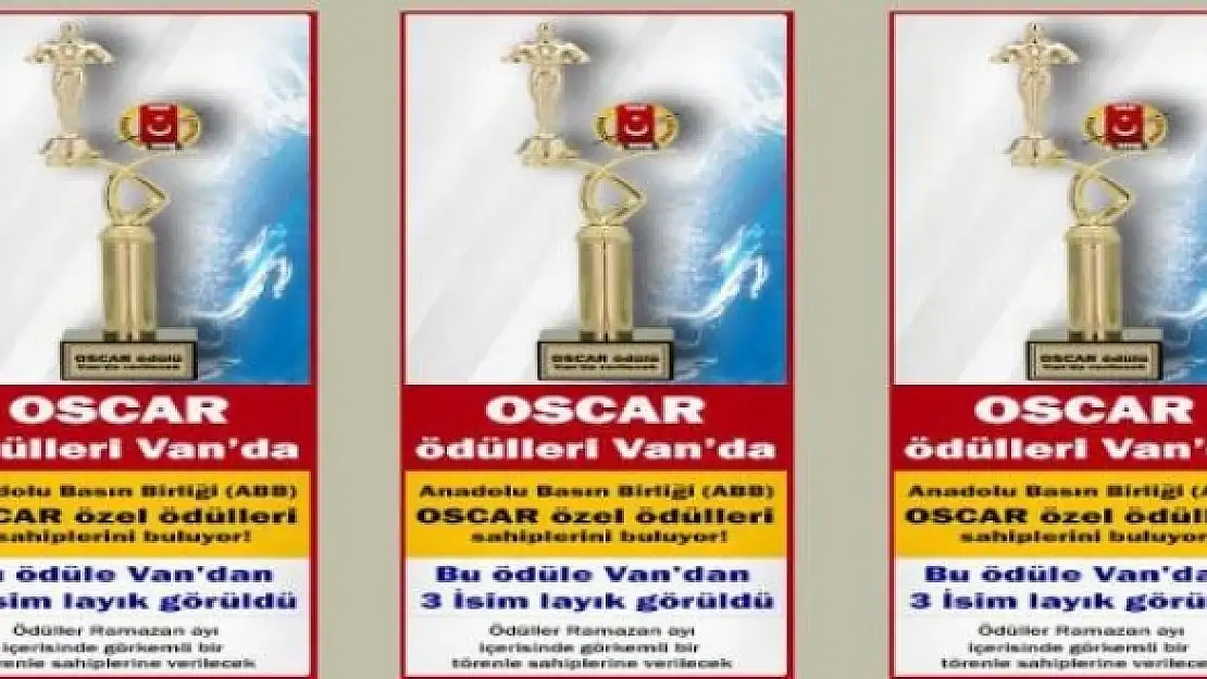 Vanda ABB Oscar Özel Ödülleri Töreni Yapılacak