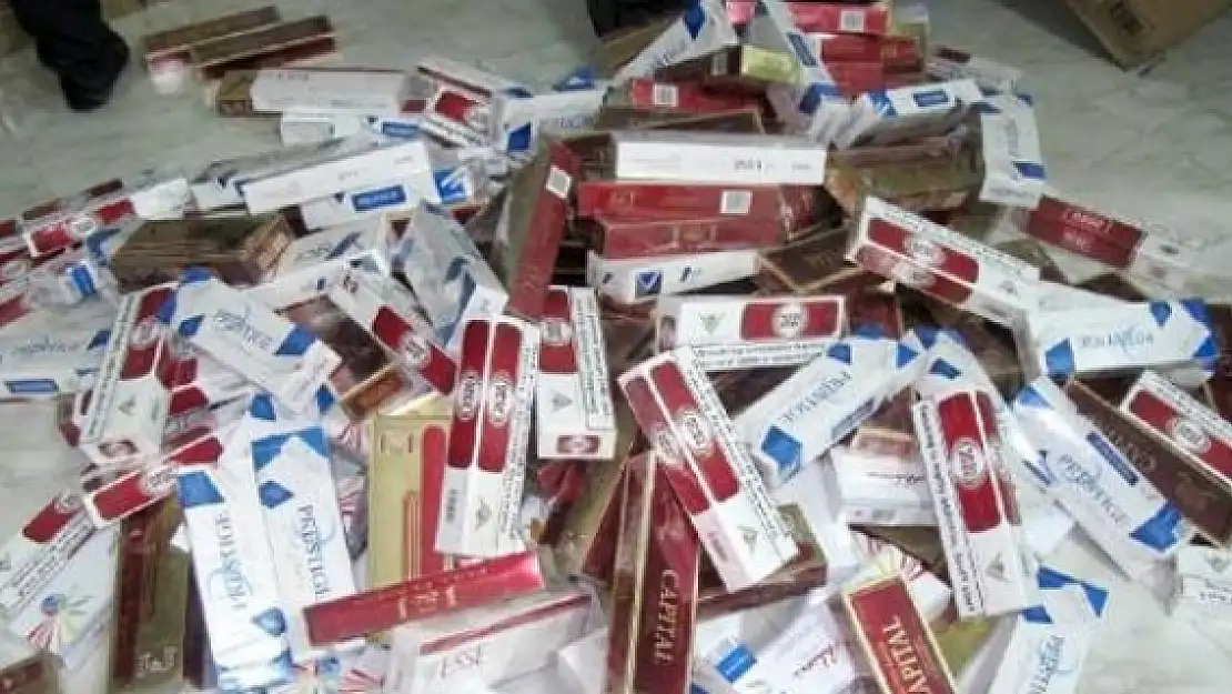 250 bin paket kaçak sigara ele geçirildi