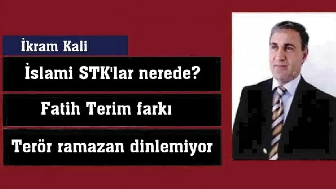 İslami STK'lar nerede?