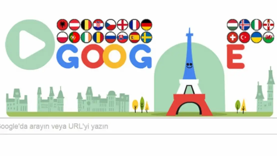 Google'dan Euro 2016 'Doodle'ı