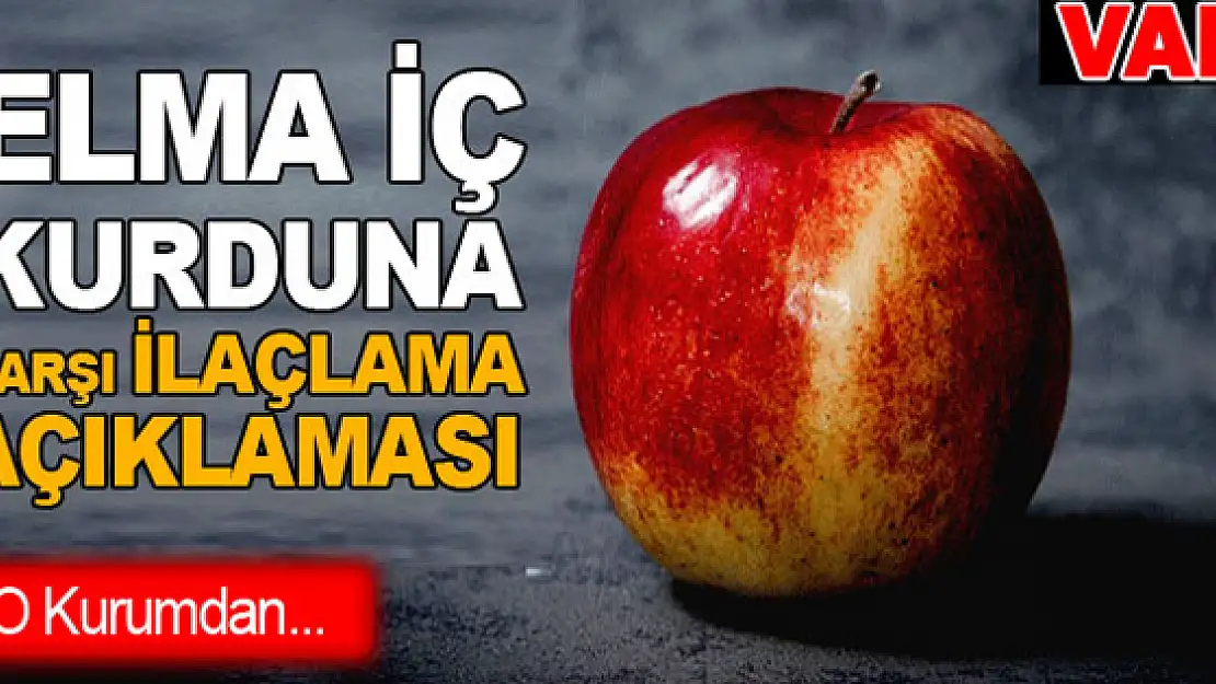 Elma İç Kurduna Karşı İlaçlama Açıklaması