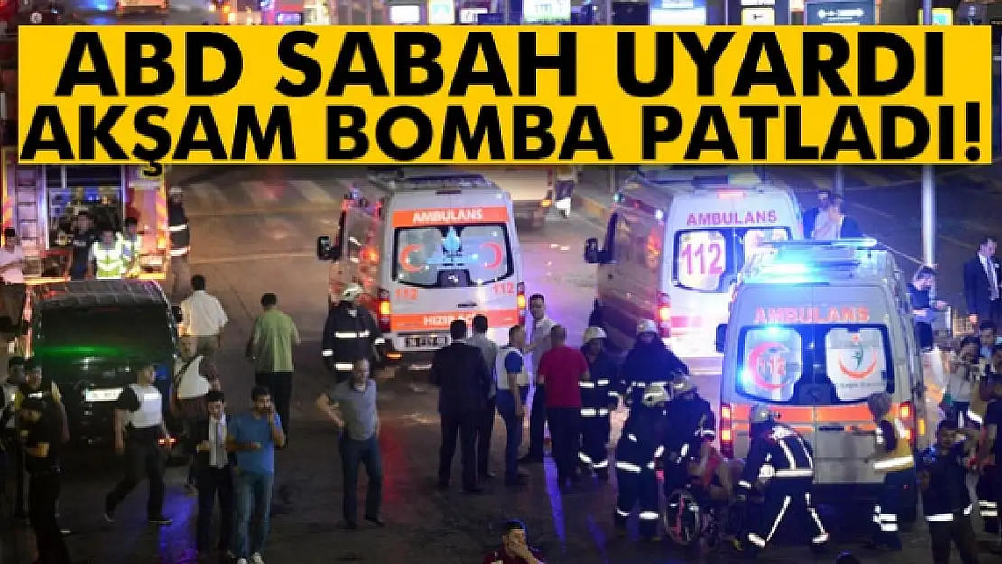 ABD sabah uyardı, akşam bomba patladı