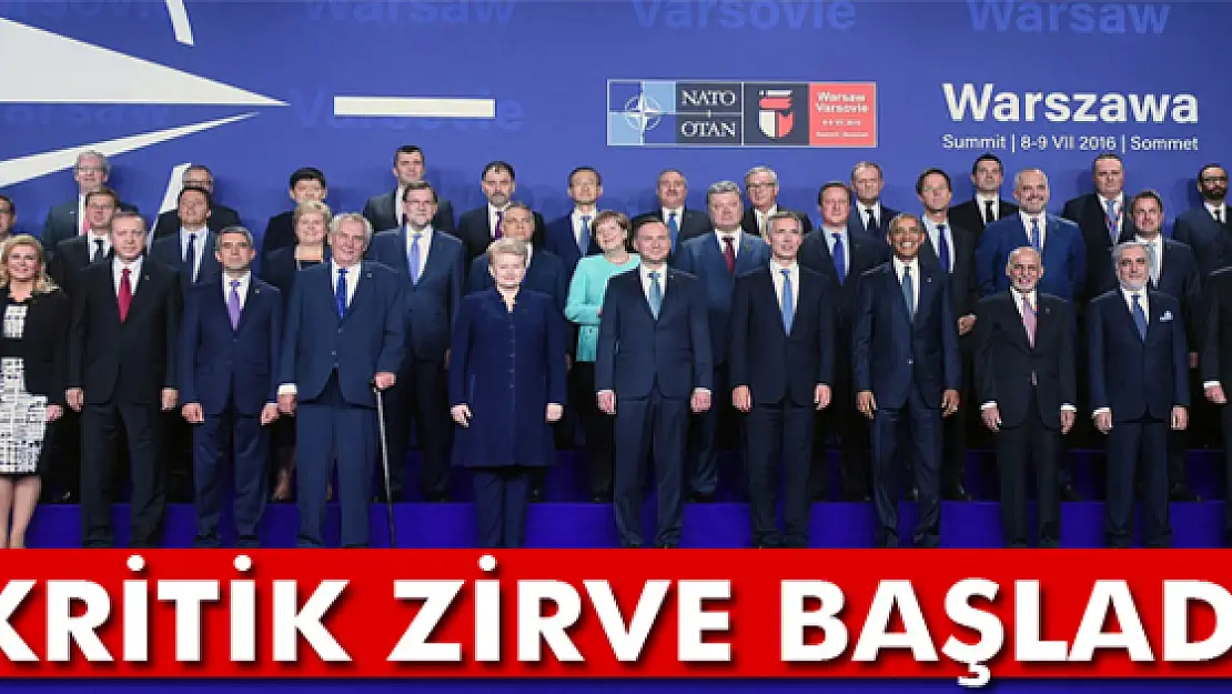 NATO Zirvesi saygı duruşuyla başladı