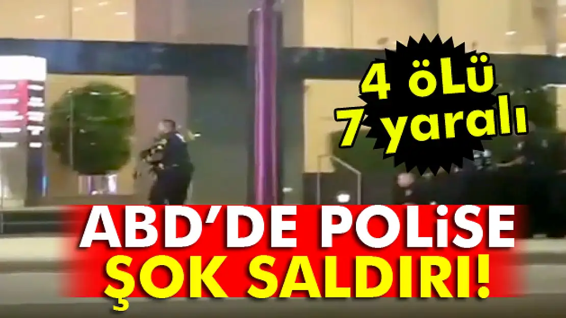 ABDde polise sniperlı saldırı: 4 ölü !