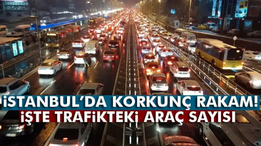 Trafiğe kayıtlı araç sayısı 20 milyon 456 bin oldu