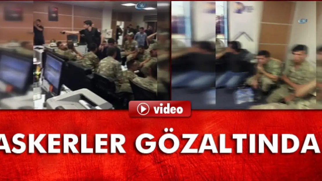 Çevik Kuvvet’i basan askerler gözaltına alındı