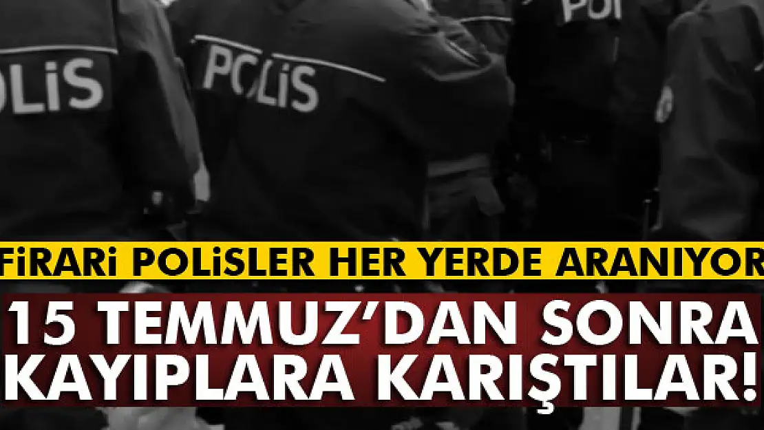 Diyarbakırda firari 14 polis aranıyor