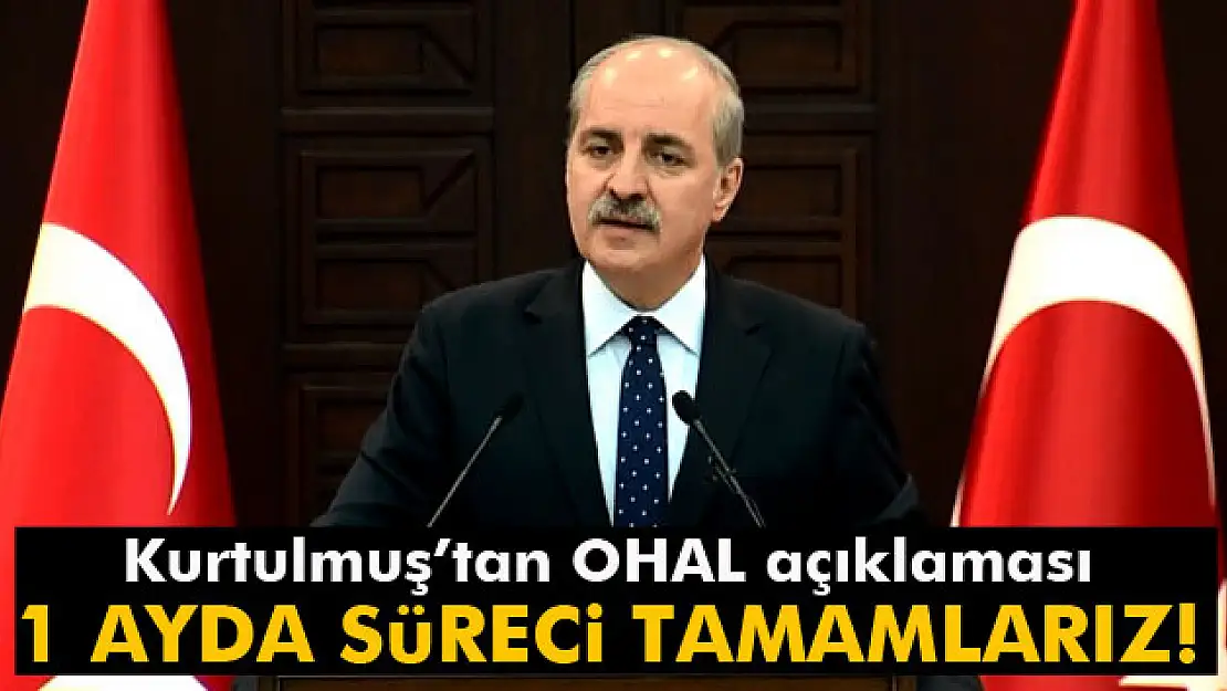 Başbakan Yardımcısı Kurtulmuş'tan önemli açıklamalar