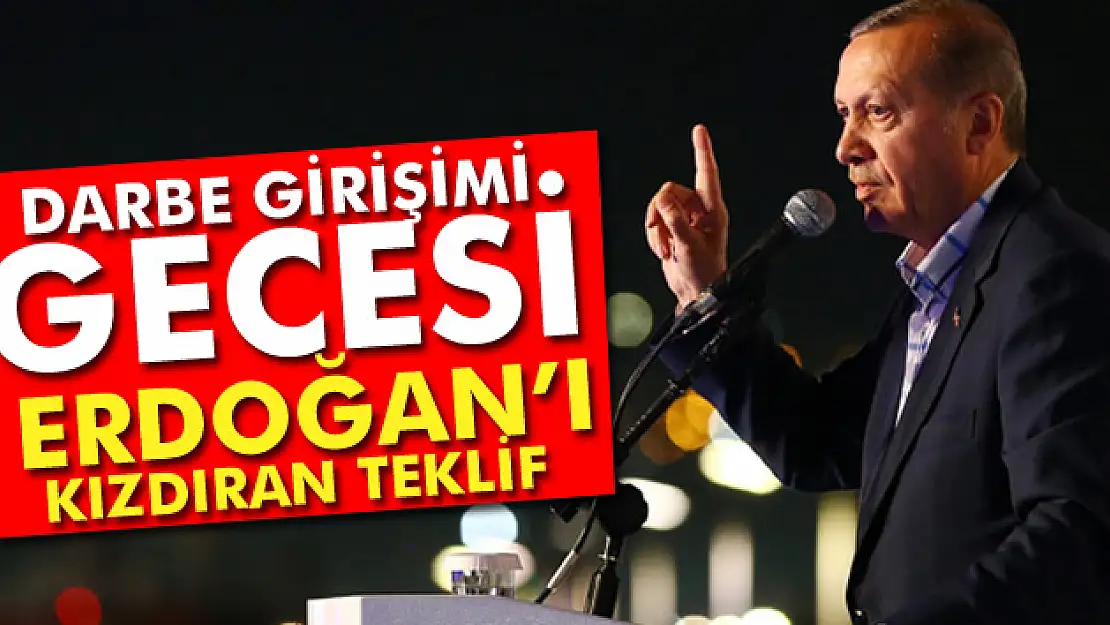 Cumhurbaşkanı Erdoğan'ı kızdıran teklif