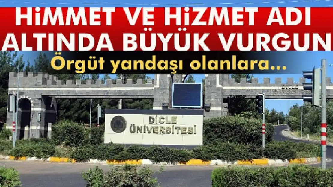 DÜ'de himmet ve hizmet adı altında büyük vurgun