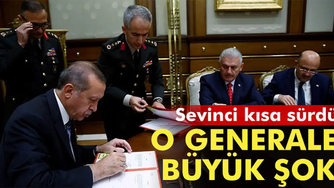 Astsubaylıktan gelen tuğgenerale şok haber! Sevinci kısa sürdü