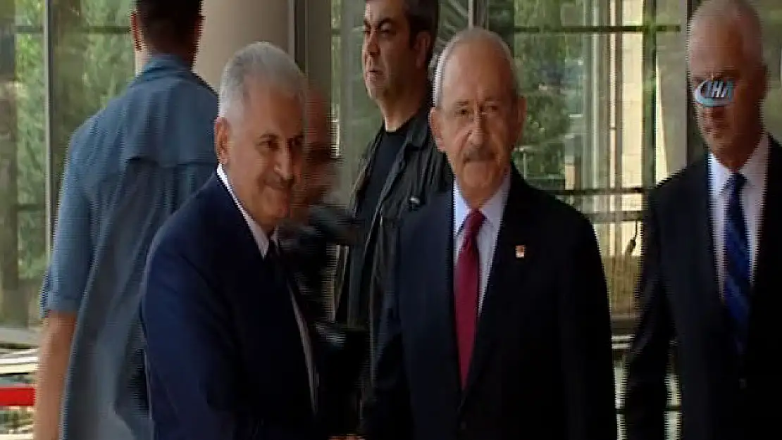 Başbakan Yıldırım, CHP Genel Merkezinde