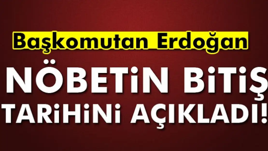 Erdoğan: Çarşamba günü nokta koyacağız