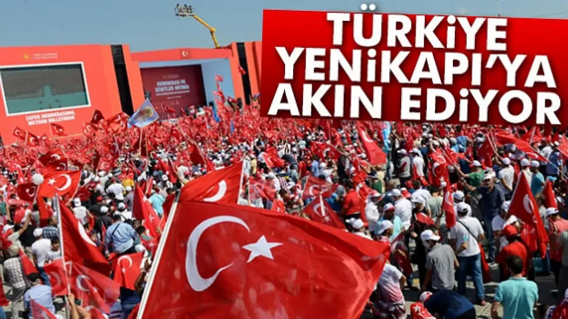 Yenikapıda demokrasi bayramı