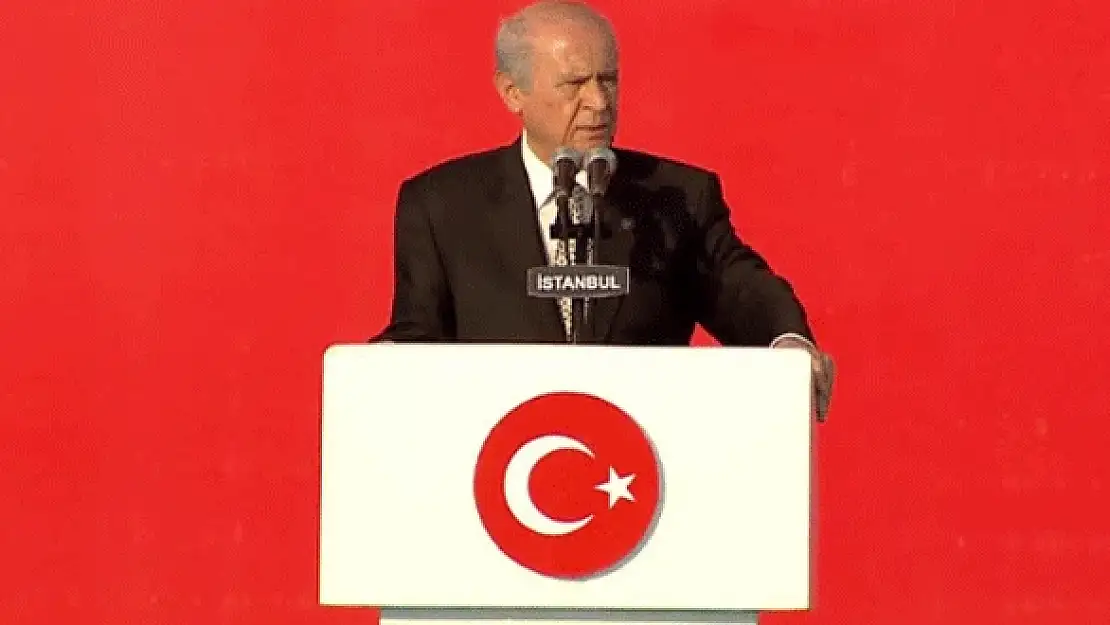 Yenikapıda konuşan Bahçeli: Ayrımız gayrımız yok